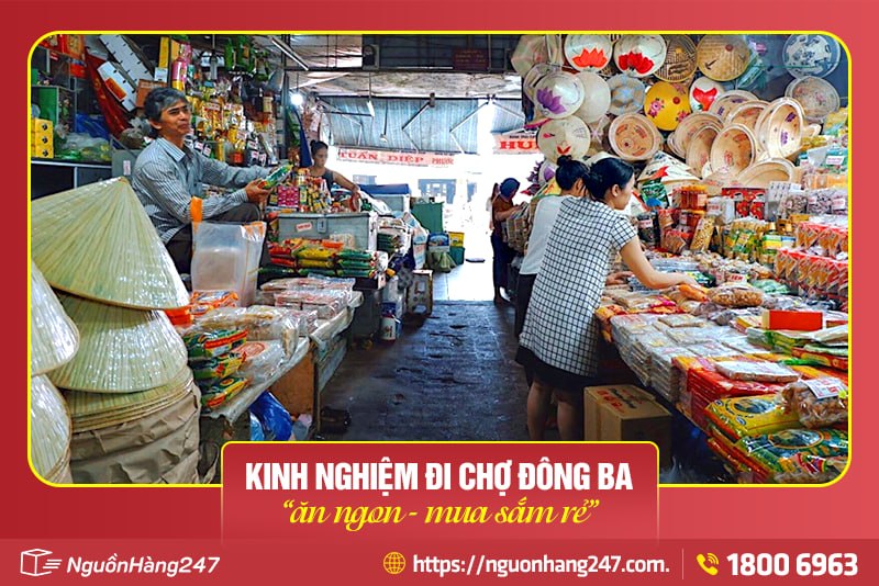 Kinh nghiệm đi chợ Đông Ba đầy đủ nhất
