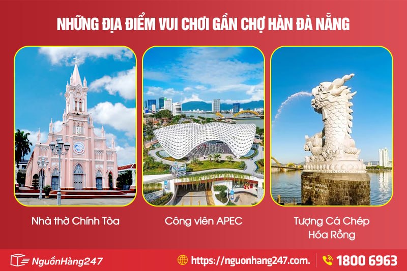 Những địa điểm vui chơi gần chợ Hàn Đà Nẵng