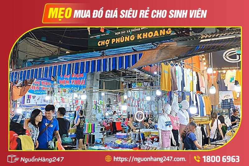 Mẹo mua đồ giá rẻ mà không cần đi chợ sinh viên nên biết