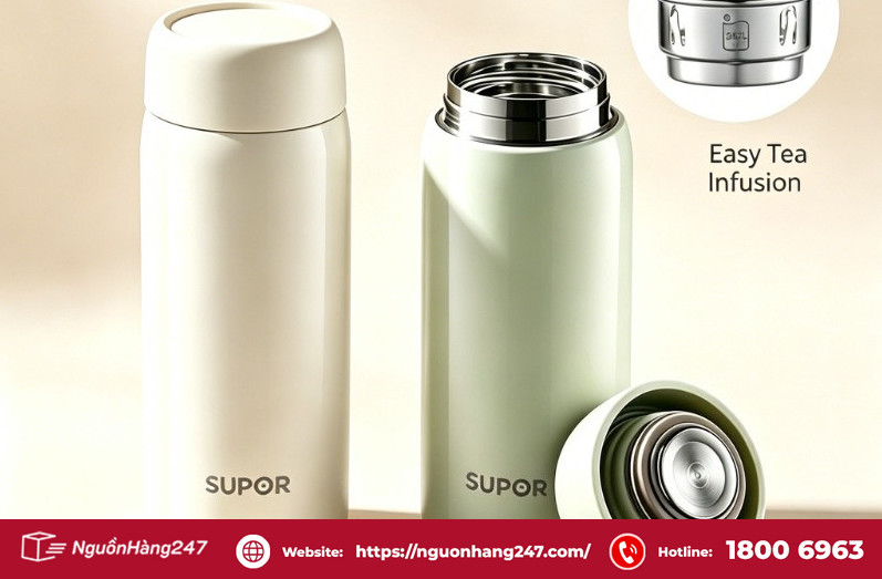 Cốc giữ nhiệt Supor