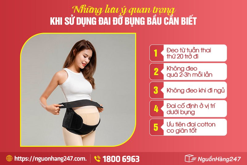 Đai đỡ bụng bầu Trung Quốc và các lưu ý quan trọng
