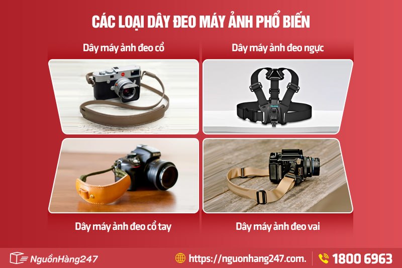 Các loại dây đeo máy ảnh