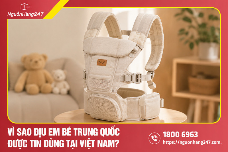 Vì sao địu em bé Trung Quốc được tin dùng tại Việt Nam?