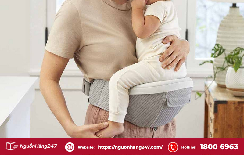 Địu ngồi (có bệ đỡ)