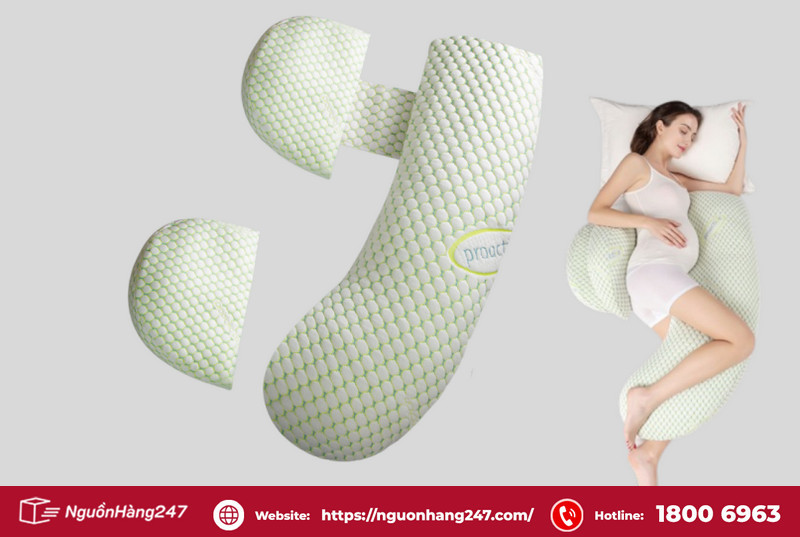 Gối cho bà bầu chữ J
