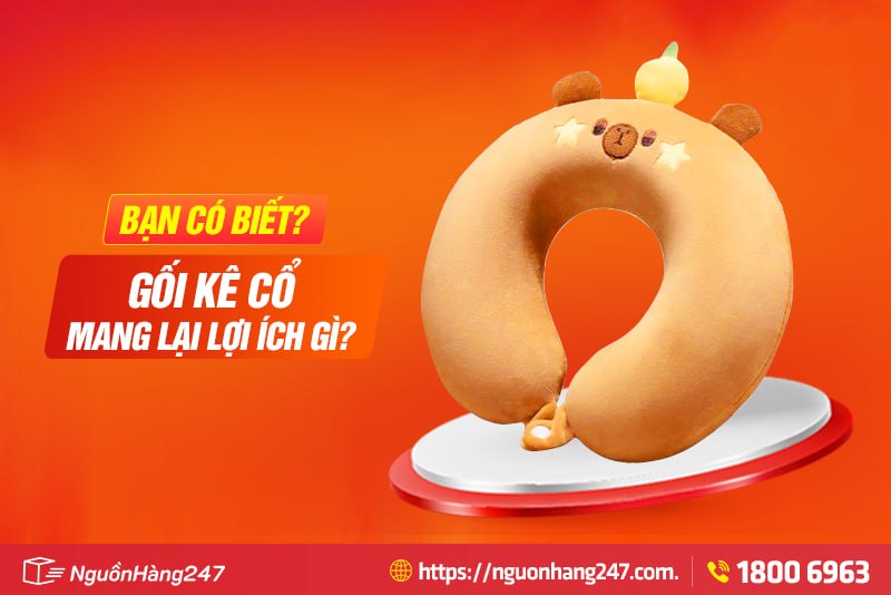Lợi ích khi sử dụng gối kê cổ