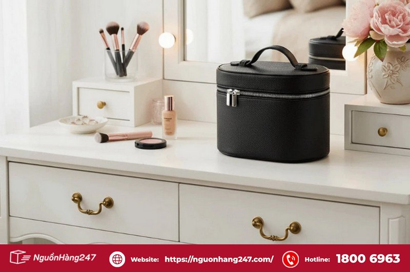 Hộp đựng đồ trang điểm da PU cao cấp