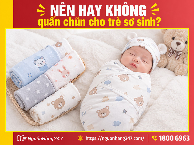 Có nên quấn chũn cho trẻ sơ sinh không?