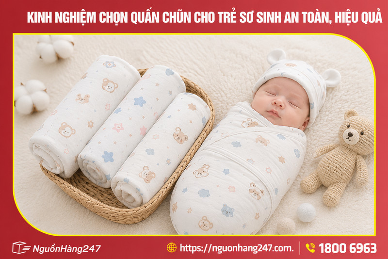 Kinh nghiệm chọn quấn chũn cho bé đúng chuẩn