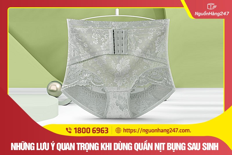 Những lưu ý khi dùng quần nịt bụng sau sinh