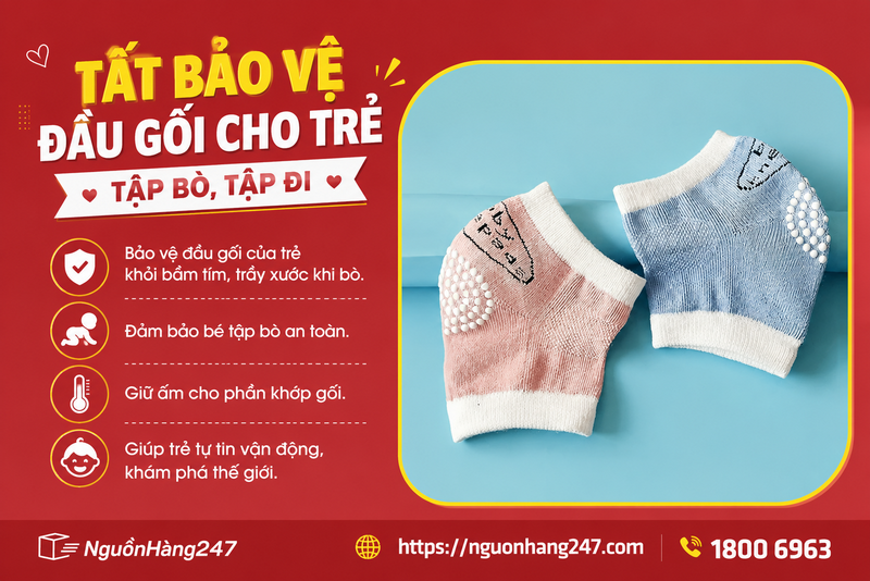 Tất bảo vệ đầu gối cho bé là gì?