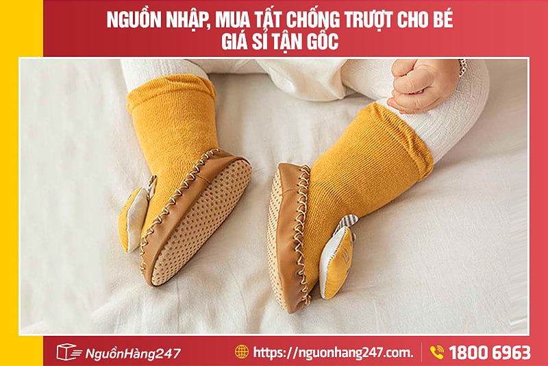 Mua tất chống trượt cho bé ở đâu giá tốt?