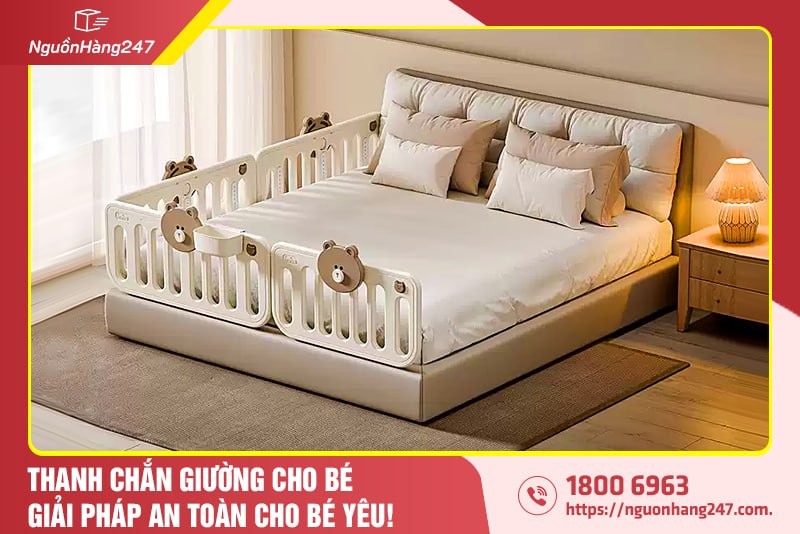 Thanh chắn giường cho bé - Giải pháp an toàn cho bé yêu!