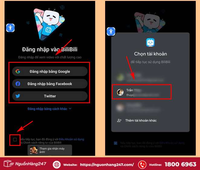 Tiến hành đăng ký tài khoản