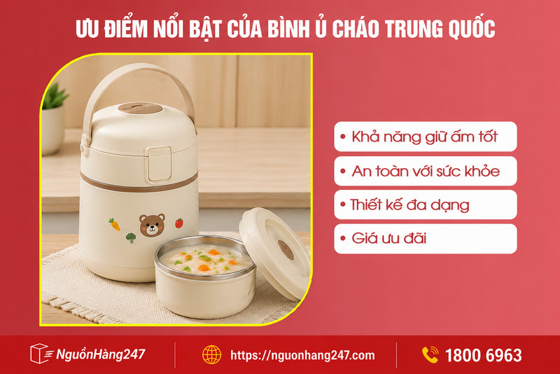 Có nên sử dụng bình ủ cháo Trung Quốc không?