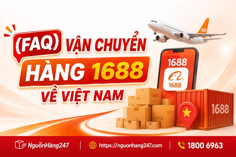 Một số câu hỏi thường gặp về quy trình vận chuyển hàng 1688