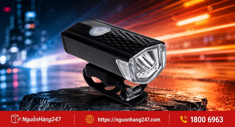 Đèn xe đạp giá rẻ Trung Quốc