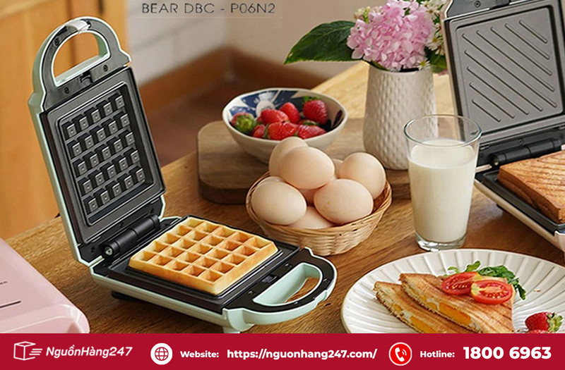 Thương hiệu máy kẹp waffle Bear