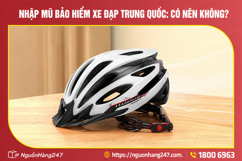 Nhập mũ bảo hiểm xe đạp Trung Quốc: Có nên không?