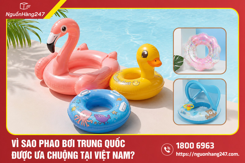 Vì sao phao bơi Trung Quốc được ưa chuộng tại Việt Nam?