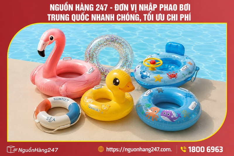 Nguồn Hàng 247 - Đơn vị nhập phao bơi Trung Quốc nhanh chóng, tối ưu chi phí