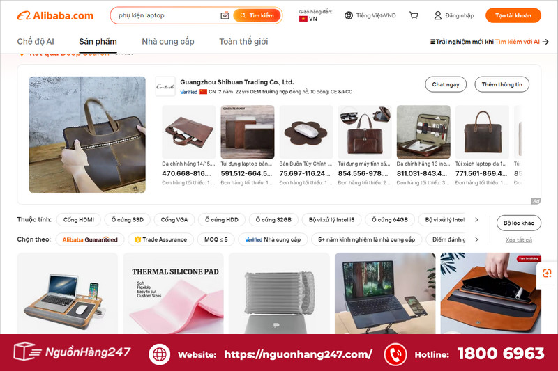 Gợi ý các shop phụ kiện laptop Trung Quốc giá sỉ tận gốc